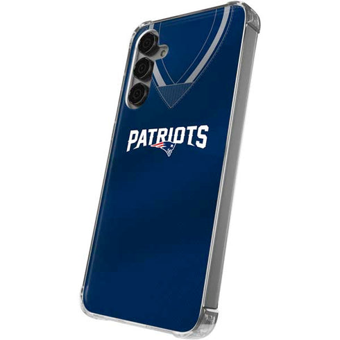 NFL New England Patriots Team Jersey Galaxy S24 Plus Clear Case